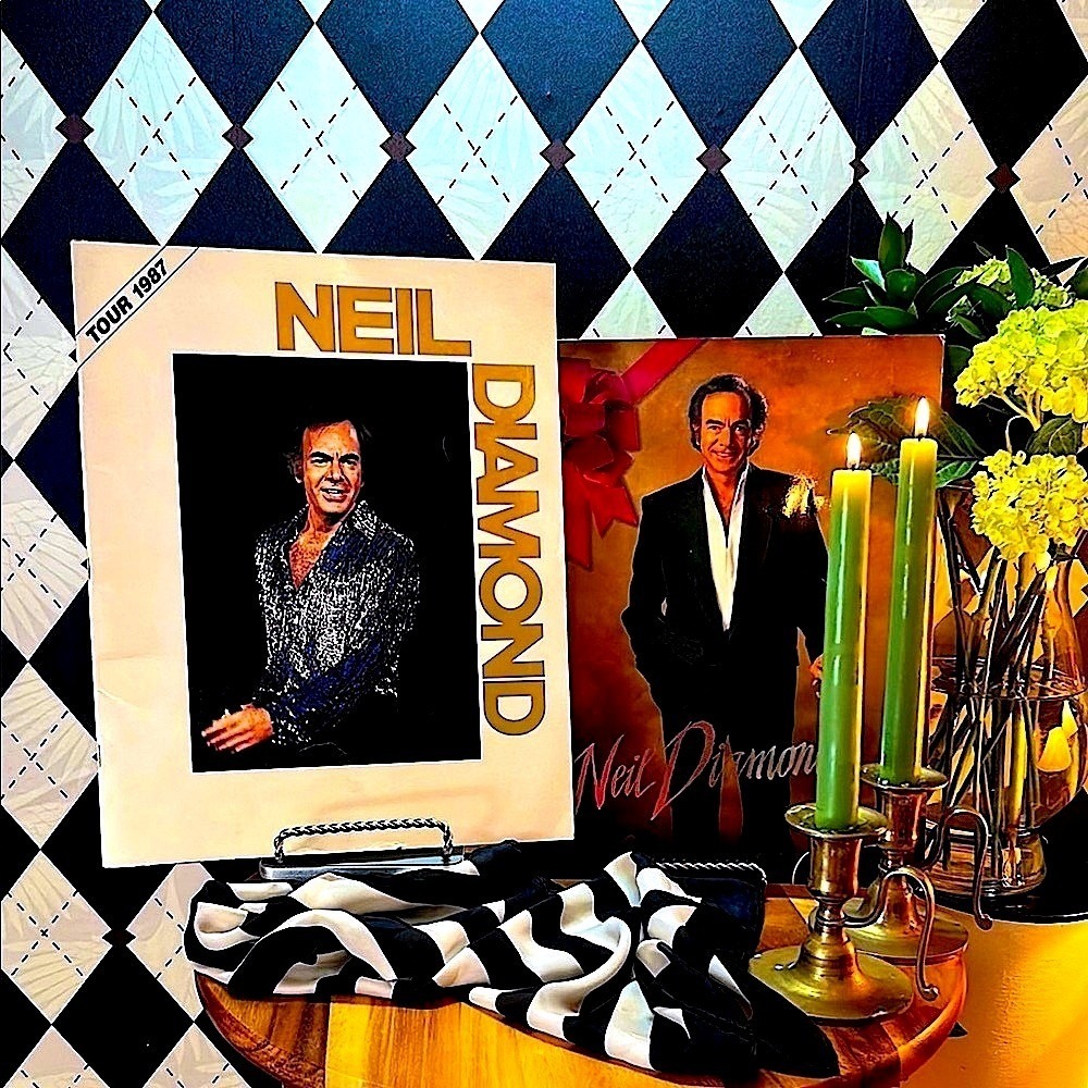 Neil Diamond Tour Programs: 1987 Headed for the Futureβ + 1993 Christmas Concert